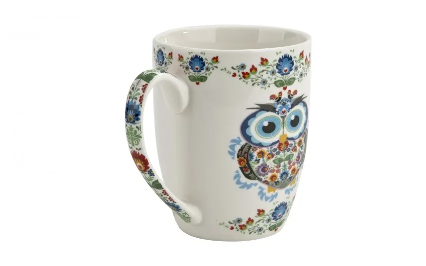 Duo Komplet 2 kubków porcelanowych 350 ml Sowa Etno Online