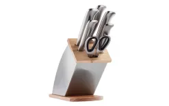 Vinzer Komplet 5 noży w bloku + nożyczki Iceberg 50110 Outlet