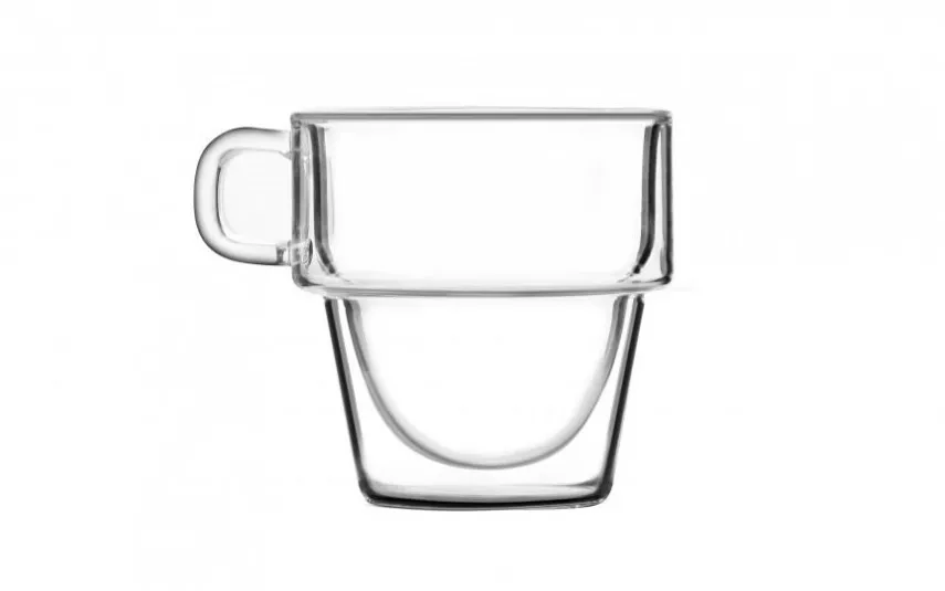 Vialli Design Komplet 6 szklanek do kawy 280ml Senso Hot