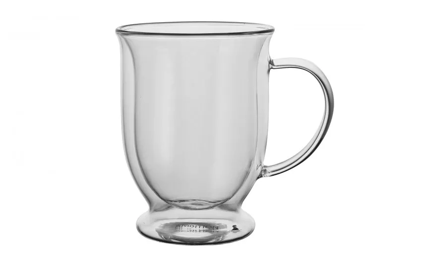Ambition Komplet 2 Szklanek Termicznych 370 ml z podwójną ścianką Mia 96885 Clearance