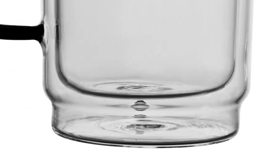Vialli Design Komplet 2 szklanek termicznych 350 ml z podwójną ścianką Carbon Online
