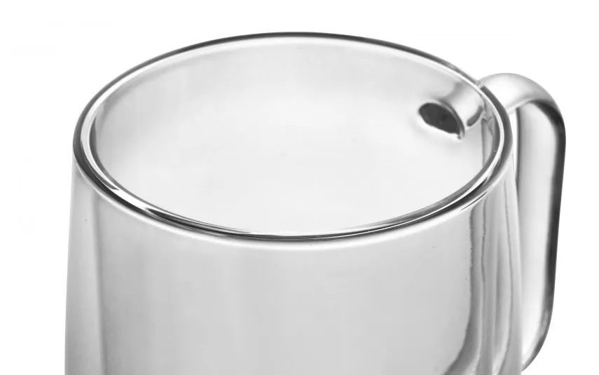 Vialli Design Komplet 2 szklanek termicznych 250 ml z podwójną ścianką Cristallo Discount