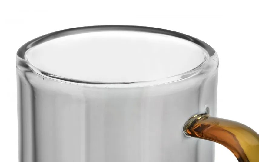 Vialli Design Komplet 2 szklanek termicznych 250 ml z podwójną ścianką Cristallo Discount