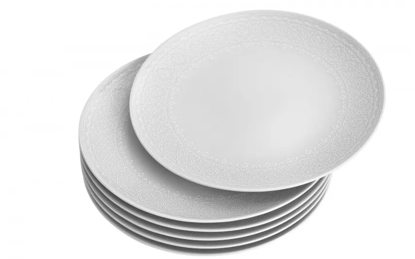 Kristoff Komplet 6 talerzy deserowych 21,5 cm Prowans Outlet