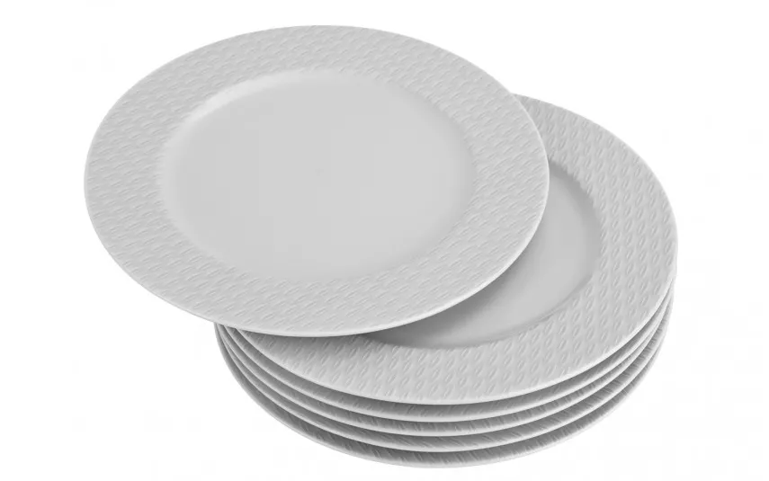 Cmielow Komplet 6 talerzy deserowych 17cm Rice Sale