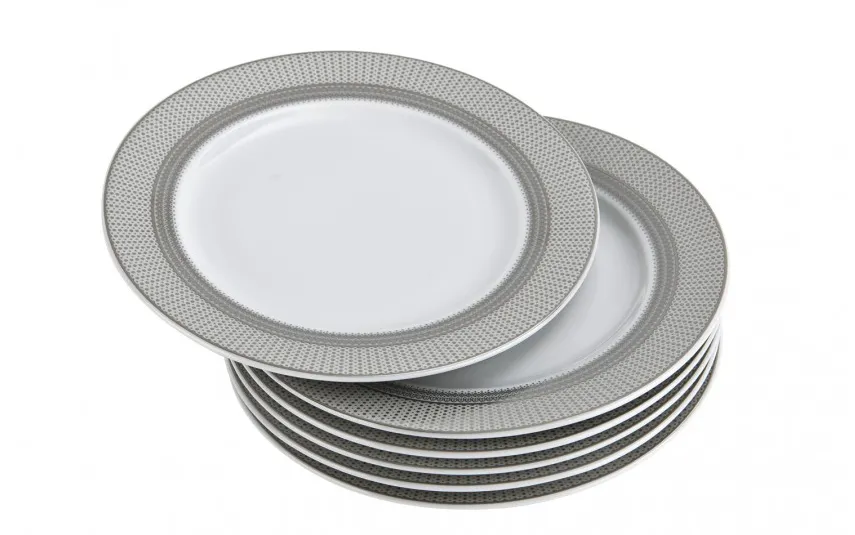 Cmielow Komplet 6 talerzy deserowych 17cm Amaro Silver Online