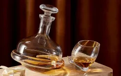 Krosno Komplet do whisky karafka 750 ml + 2 szklanki 200 ml Roly-Poly Outlet
