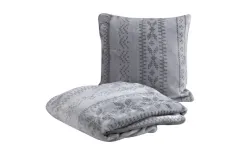 s. Oliver Komplet koc 150x200 cm + poszewka 50x50 cm Norwegian IB3759-800 Best