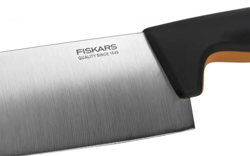 Fiskars Komplet noży kuchennych czarno-pomarańczowych Fashion