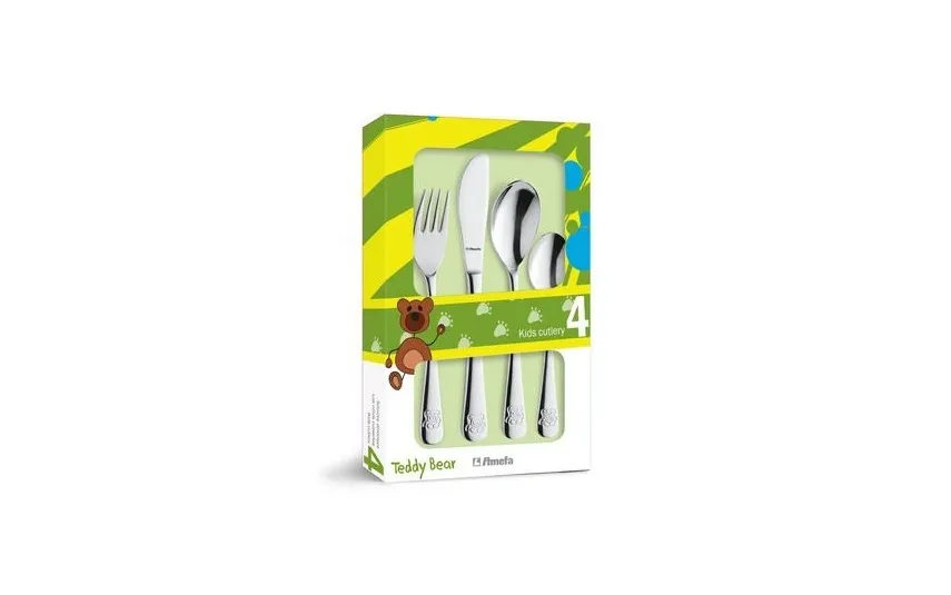 Amefa Komplet sztućców dla dzieci 4 szt. Teddy Bear Outlet