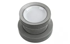 Cmielow Komplet talerzy 6/18 Amaro Silver Outlet