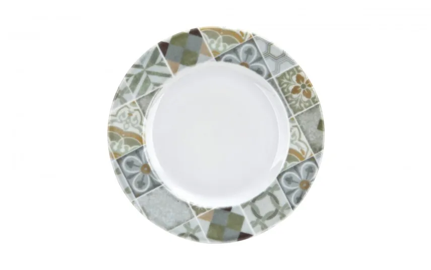 Lubiana Komplet talerzy dla 6 osób Boss Zielony N003 18 el. Outlet