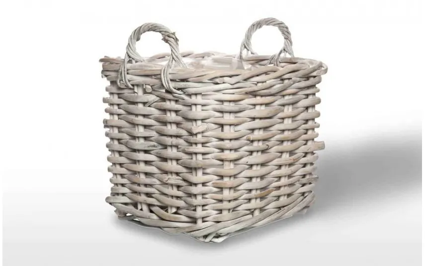 Vimine Kosz rattanowy Narbona Szary 50 cm Outlet