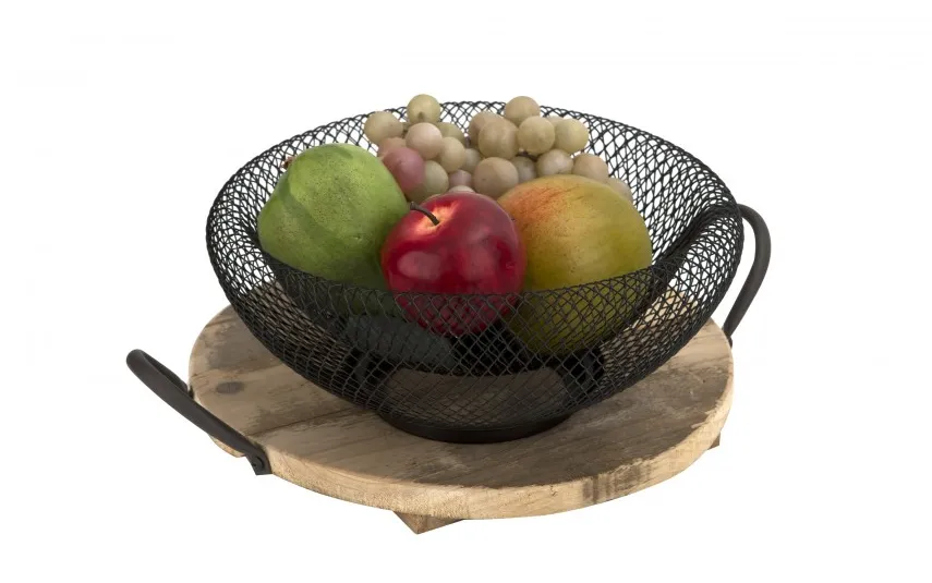 APS Koszyk na owoce 31cm czarny Online