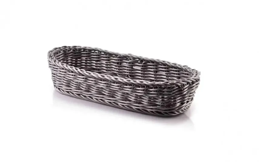 Mondex Koszyk na sztućce 27x11x6 cm Sino szary Fashion