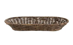 Mondex Koszyk ozdobny 28x16x4 cm owalny Cove brąz Outlet