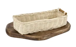 Tin Tours Koszyk rattanowy na sztućce prostokątny DP 2256 Fashion