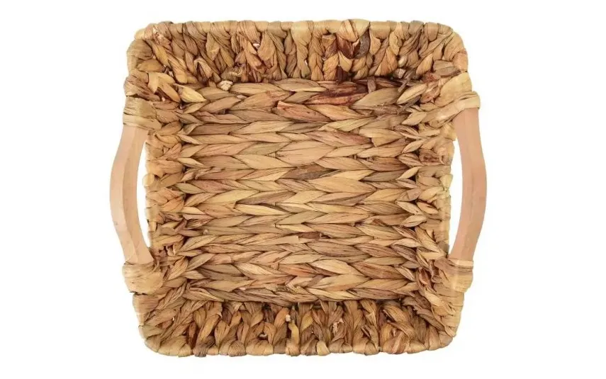 Mondex Koszyk z hiacyntu wodnego 24x24x8 cm Amparo Online