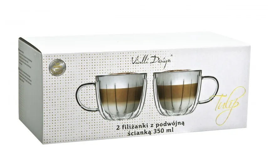 Vialli Design Kpl. 2 filiżanek 350ml Tulip Sale