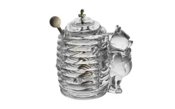 Bohemia Kryształowy pojemnik na miód 350 ml Niedźwiadek 69710 New