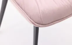 Witek Home Krzesło Ole Różowe New