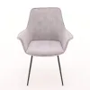 Witek Home Krzesło SILK SZARY Fashion