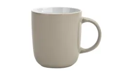 Tulowice Kubek ceramiczny 400 ml beżowo-biały New