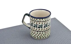 Boleslawiec Kubek ceramiczny 250 ml Bolesławiec Dekor 1165A Fashion