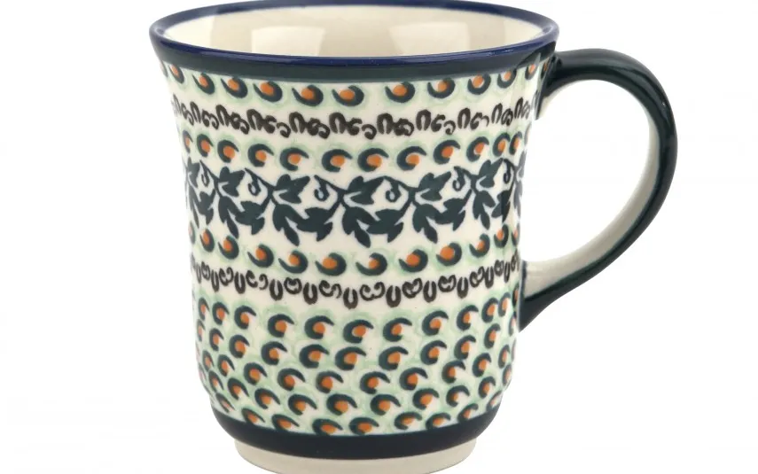 Boleslawiec Kubek ceramiczny 300 ml Krokus Bolesławiec Dekor 1165A New