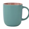 Tulowice Kubek ceramiczny 400 ml niebiesko-różowy Fashion