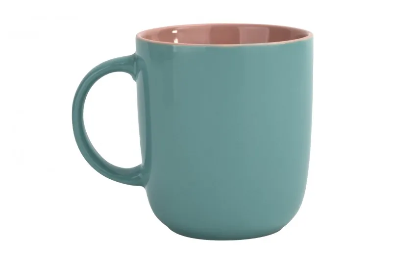 Tulowice Kubek ceramiczny 400 ml niebiesko-różowy Fashion