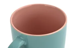 Tulowice Kubek ceramiczny 400 ml niebiesko-różowy Fashion