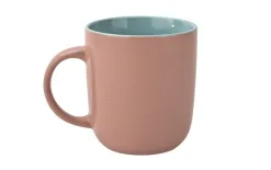 Tulowice Kubek ceramiczny 400 ml różowo-niebieski Clearance