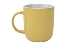 Tulowice Kubek ceramiczny 400 ml żółto-biały Discount