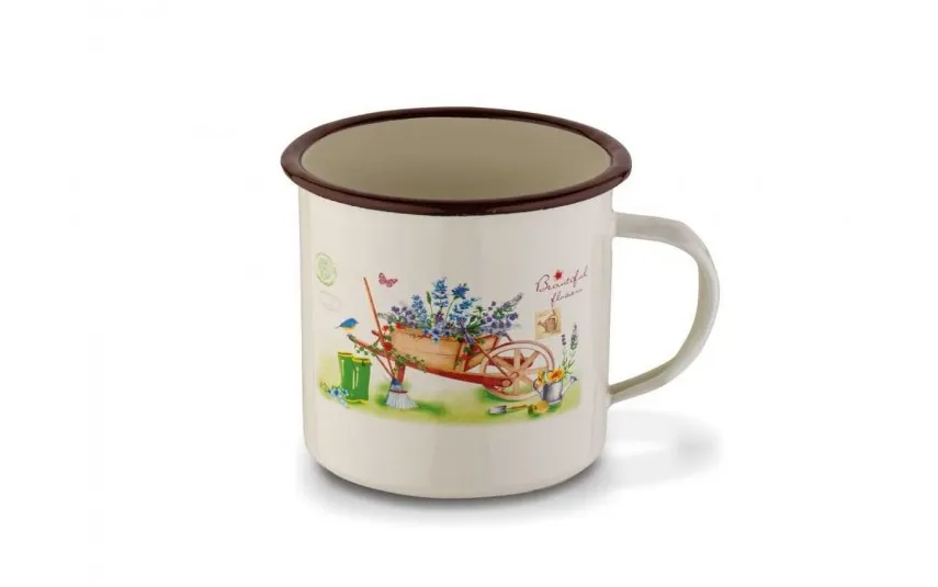 Tadar Kubek emaliowany 700 ml Garden Discount