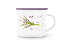 Tadar Kubek emaliowany 700 ml Lawenda Clearance