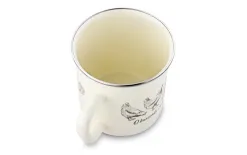 Tadar Kubek emaliowany z pokrywką 1000 ml O kurczaki Outlet