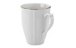 Lubiana Kubek 300ml Maria ze złotym paskiem Outlet