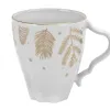 Lubiana Kubek 350ml Złoty Las Stone Age Biały Sale