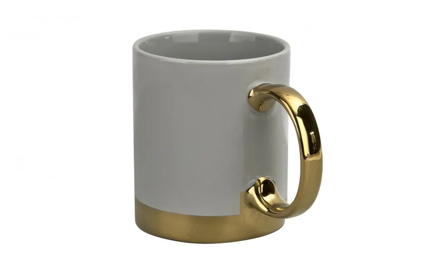 Mondex Kubek porcelanowy 330 ml Dalia Szary New