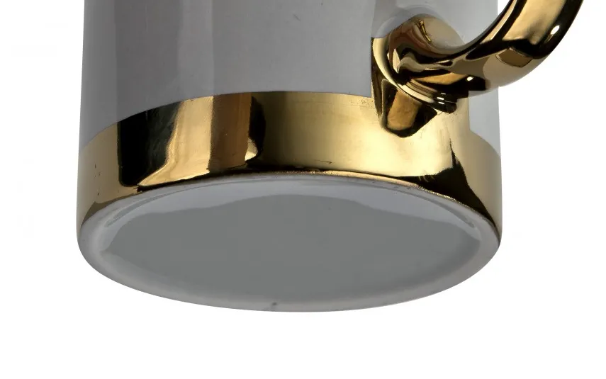 Mondex Kubek porcelanowy 330 ml Dalia Szary New