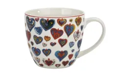 Duo Kubek porcelanowy 460 ml Kolorowe Serca 3 New