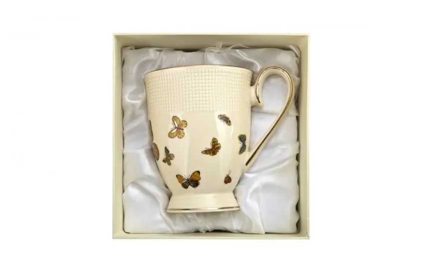 Duo Kubek porcelanowy 400 ml Motylki Best
