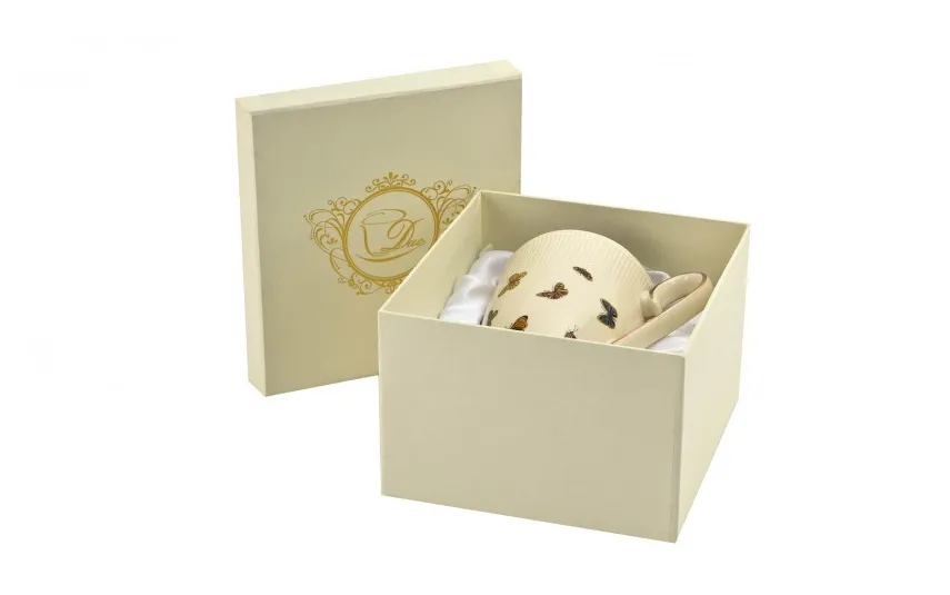 Duo Kubek porcelanowy 400 ml Motylki Best