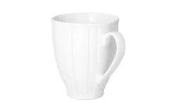 Cmielow Kubek porcelanowy 380 ml Oktawa biała 0001 Outlet