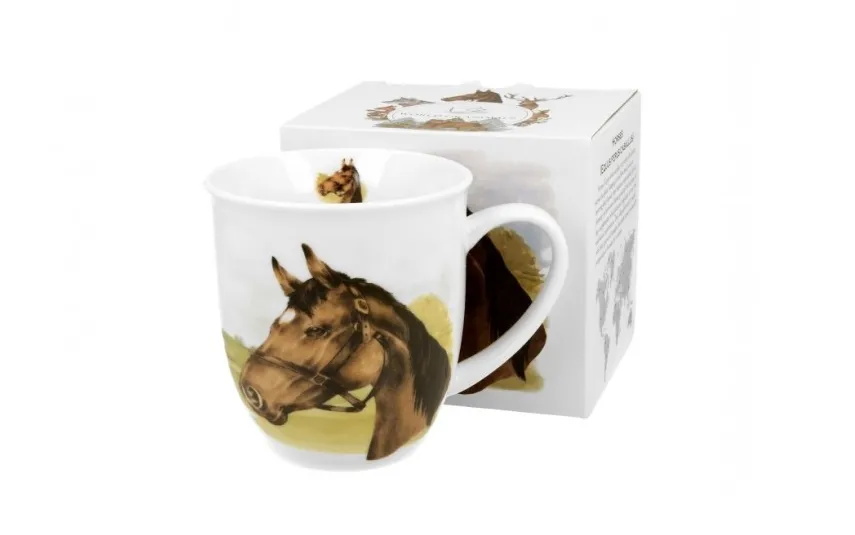 Duo Kubek porcelanowy 400 ml PORTRET KONIA Online