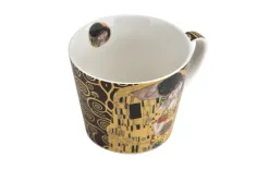 Duo Kubek porcelanowy 610 ml prosty The Kiss Brown Discount