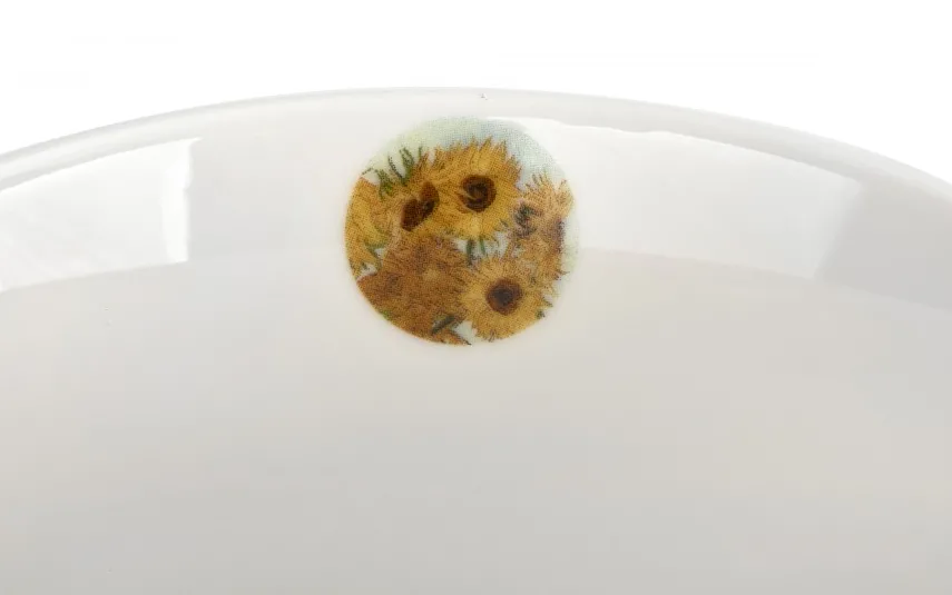 Duo Kubek porcelanowy 610 ml prosty Sunflowers Hot