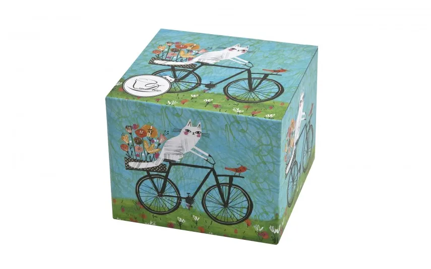 Duo Kubek porcelanowy 610 ml prosty Koci Świat Rower Sale