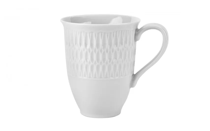 Cmielow Kubek porcelanowy 300 ml Sofia Biała Discount
